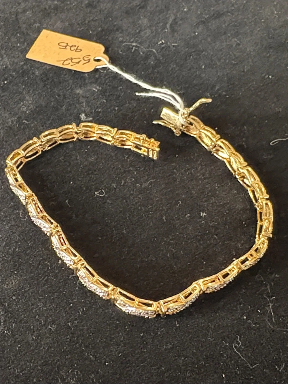 Silver 925 Tennis Style Bracelet - Women's Jewelry